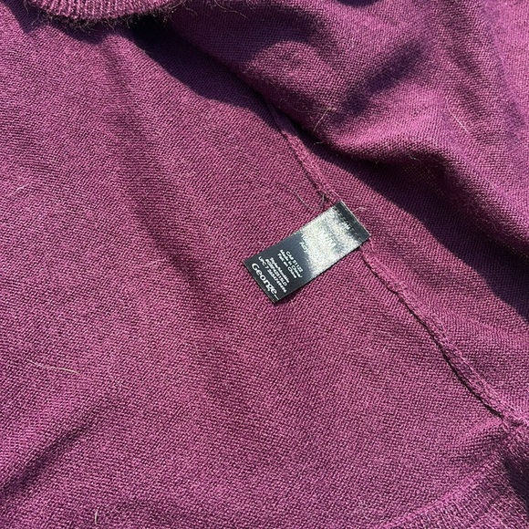 George Plum Ruffle Hem Open Front Cardigan Size M | Cozy Fall Layering Essential - Picture 4 of 5